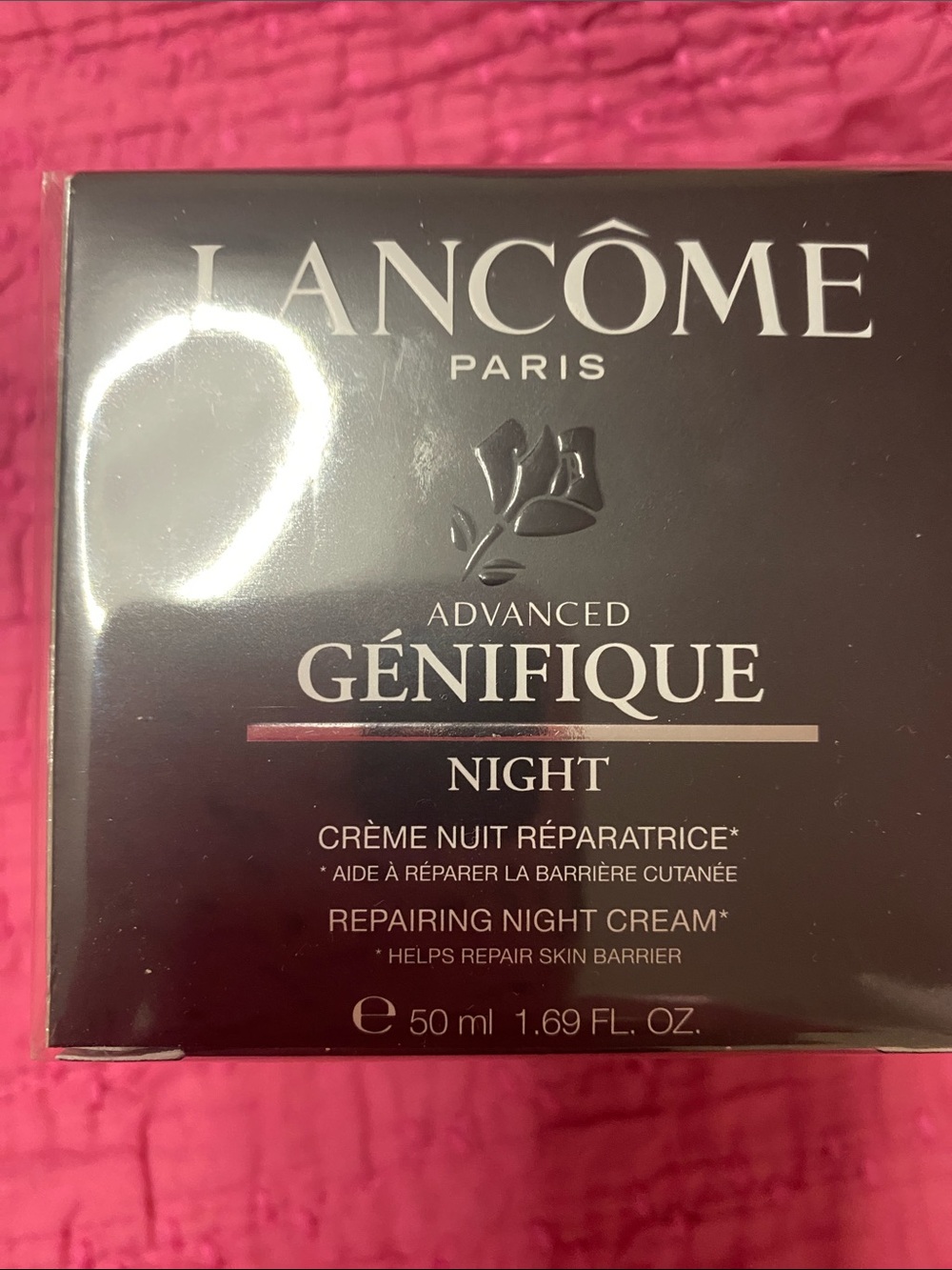 Lancome Advanced Genifique Night - Black and Pink Packaging